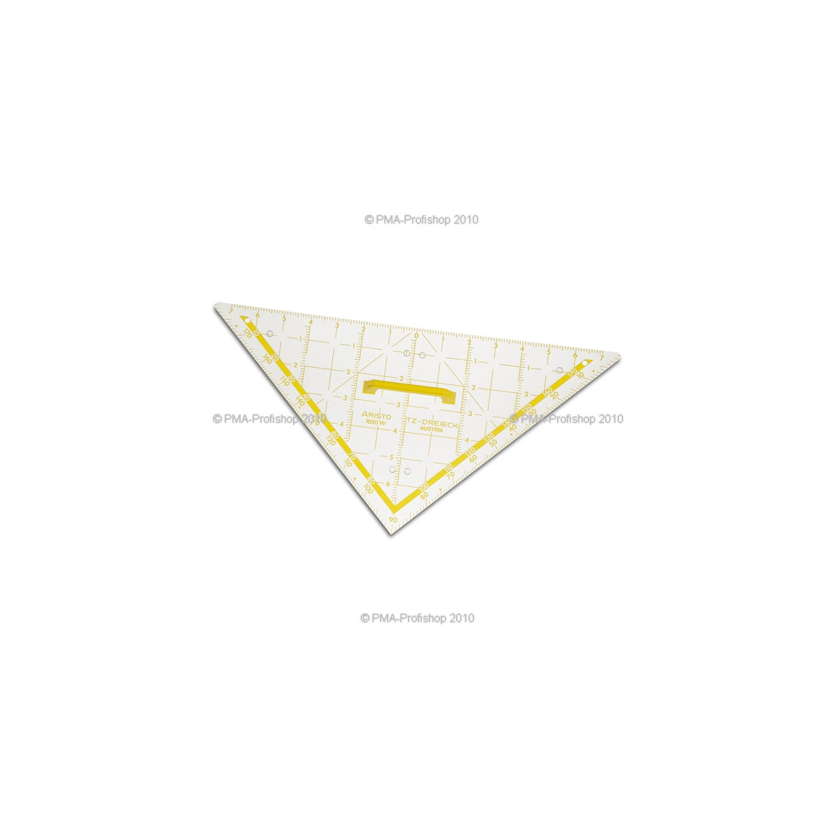 Wandtafel TZ-Dreieck ARISTO AR16 14 cm mit Griff Kunststoff Transpare,  52,06 €