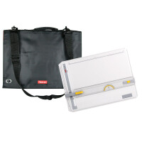 Zeichenplatte Aristo AR70339 - A3 grau weiß Set mit Tasche