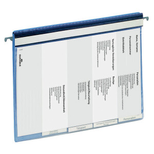 Personalhefter Durable 2555 - A4 blau mit 5-fach Register...