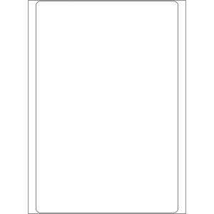 Haftetikett Herma 2580 - auf Bogen 100 x 149 mm weiß permanent Papier für Handbeschriftung Pckg/32