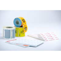 Rollenetikett Herma 4090 - auf Rolle 100 x 50 mm weiß permanent Papier für Preisauszeichner Pckg/2000