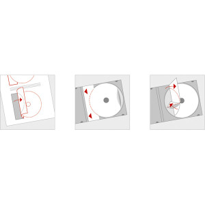 CD Etikett Herma 4471 - A4 SuperSize Ø 116 mm weiß permanent matt blickdicht Papier für alle Druckertypen Pckg/200