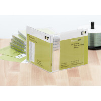 CD Einleger Herma 5036 - A4 für Juwel-Case 151 x 118 mm weiß permanent mikroperforiert FSC Karton alle Druckertypen Pckg/25