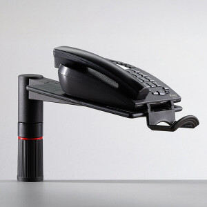 Telefonschwenkarm Novus-MPS PhoneMaster 713+0005+000 - 258 x 172 mm anthrazit mit Universalzwinge 1