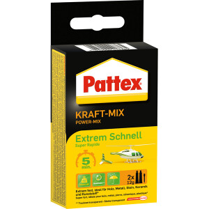 Zweikomponentenkleber Pattex Kraft-Mix 9H PK6ST - universell einsetzbar 2 x 12 g