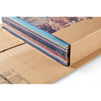 Versandverpackung Mayer Kuvert ColomPac 30000234 - DIN C3 465 x 330 x bis 92 mm braun mit Selbstklebeverschluß robust FSC-Wellpappe Pckg/20