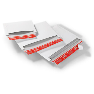 Versandtasche Mayer Kuvert ColomPac querbefüllbar 30000216 - DIN C4 351 x 248-30 mm weiß selbstklebend ohne Fenster Vollpappe Pckg/100