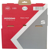 Paketversandkarton Mayer Kuvert Packn Post BP0880305C - S 250 x 175 x 80 mm rot-grau mit Steckverschluß Karton Pckg/5