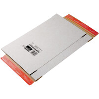 Kurierpaket Mayer Kuvert ColomPac 30000266 - für Maxi/Großbrief 344 x 244 x 45 mm weiß mit doppeltem Selbstklebeverschluß FSC-Wellpappe Pckg/100