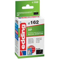 Tintendruckerpatrone edding ersetzt Hewlett Packard 162-EDD - schwarz Nr. 21XL (C3951CE) ca. 775 Seiten 21 ml
