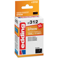 Tintendruckerpatrone edding ersetzt Epson 312-EDD - schwarz 1631 ca. 645 Seiten 14,2 ml