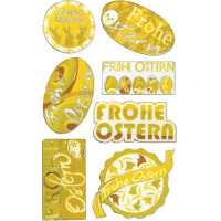 Sticker Ostern Avery Zweckform Z-Design creative 39157 - Schriftzug Effektfolie 1 Blatt / 7 Stück