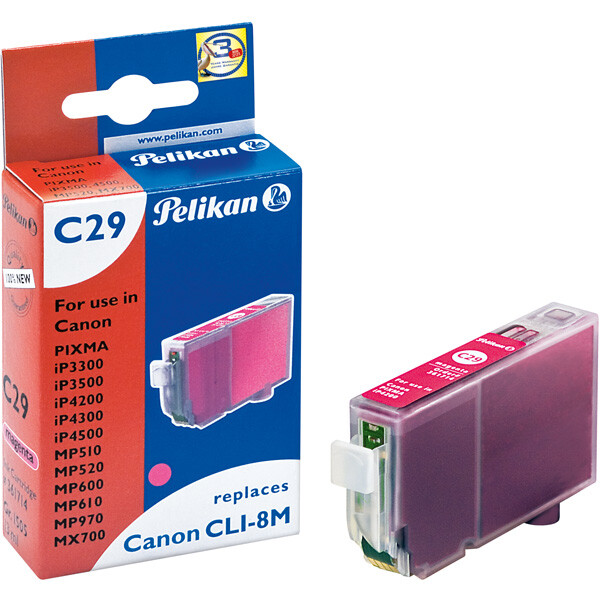 Tintendruckerpatrone Pelikan ersetzt Canon 361714-PEL - magenta CLI-8M 13 ml