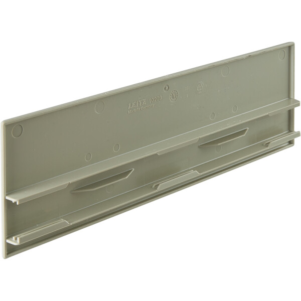 Regalfachboden Abschlussplatte Leitz OrgaClass 8730 - grau f&uuml;r Fachb&ouml;den Kunststoff