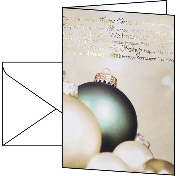 Motivkarte Weihnachten sigel DS023 - A6 (A5) Fantastic inkl. Umschläge Glanzkarton 220 g/m² Pckg/10+10