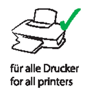 Motivkarte sigel DS002 - 115 x 170 mm (230 x 170 mm) Tender Rose für alle Druckertypen inkl. Umschlag hochglänzend 220 g/m² Pckg/10+10