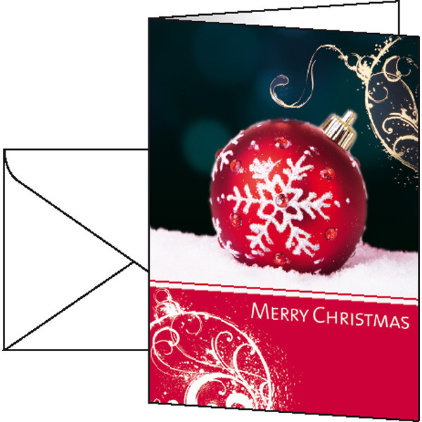 Motivkarte Weihnachten sigel DS013 - A6 (A5) Felicity inkl. Umschläge Glanzkarton 220 g/m² Pckg/10+10