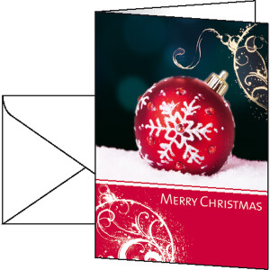 Motivkarte Weihnachten sigel DS013 - A6 (A5) Felicity inkl. Umschl&auml;ge Glanzkarton 220 g/m&sup2; Pckg/10+10