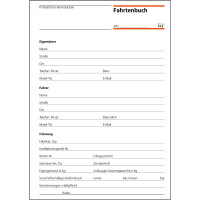 Fahrtenbuch sigel FA514 - A5 149 x 210 mm weiß 32 Blatt