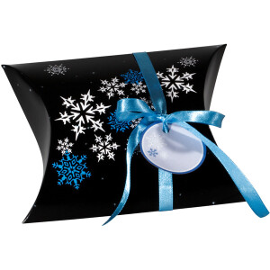 Geschenkbox sigel PB001 - 17,5 x 14 x 5,5 cm Snowflakes...