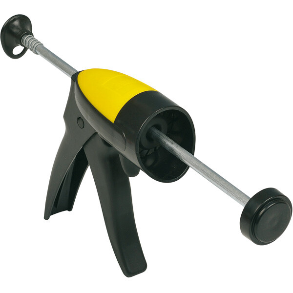 Kartuschenpistole UHU 47895 - schwarz/gelb Direct Stop System für Innen- und Außenbereich