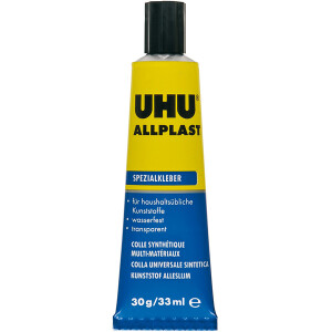 Spezialkleber UHU Allplast 48410 - Tube für Kunststoffe 30 g