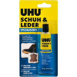 Spezialkleber UHU 46680 - Tube für Leder & Schuhmaterialien 30 g