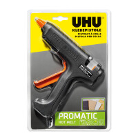 Heißklebepistole UHU Hot Melt 48380 - schwarz bis zu 190°C Set inkl. 3 Sticks