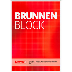 Briefblock Brunnen 52758 - A4 210 x 297 mm Deckblatt...
