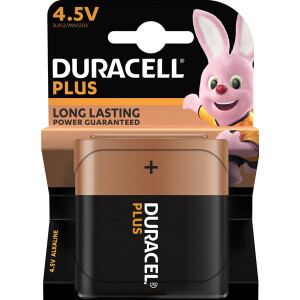 Flachbatterie Duracell Plus Power DUR019317 - 4,5V 3LR12 MN1203 Alkaline 4,5 Volt