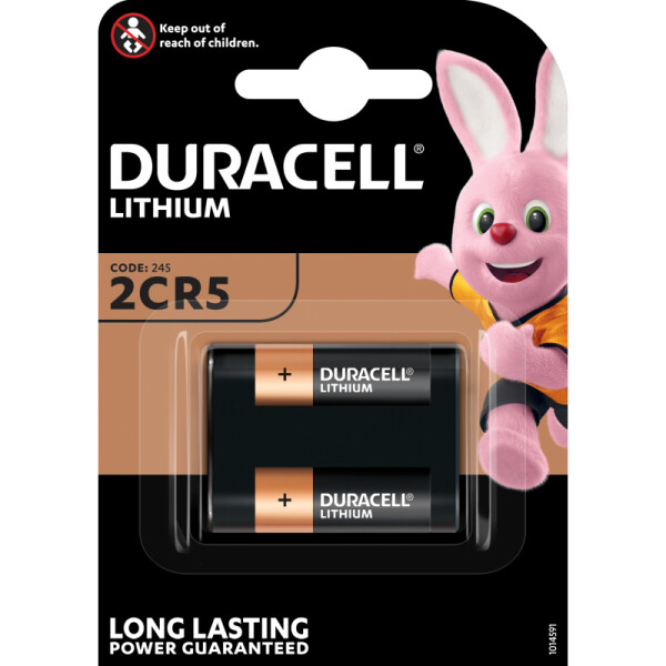Fotobatterie Duracell DUR245105 - 2CR5 245 Lithium 3 Volt