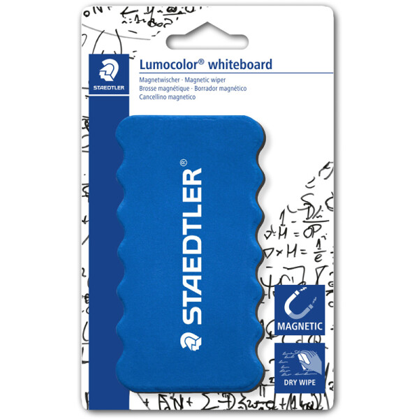 Wandtafel Wischer Staedtler Lumocolor 652BK - blau magnetisch