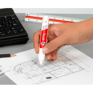 Korrekturstift Pritt Pocket Pen 9H PCPDB - wei&szlig; 1-2 mm Metallspitze 1 - 2 mm 8 ml