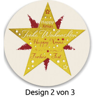 Sticker Weihnachten Avery Zweckform Z-Design 56825 - Weihnachtsornamente Folie Rolle/50 Stück