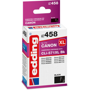 Tintendruckerpatrone edding ersetzt Canon 458-EDD -...