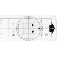 Navigationsplotter Aristo AR1559/1 - transparent f&uuml;r Kurs- und Standortbestimmungen mit drehbarer Kompassrose