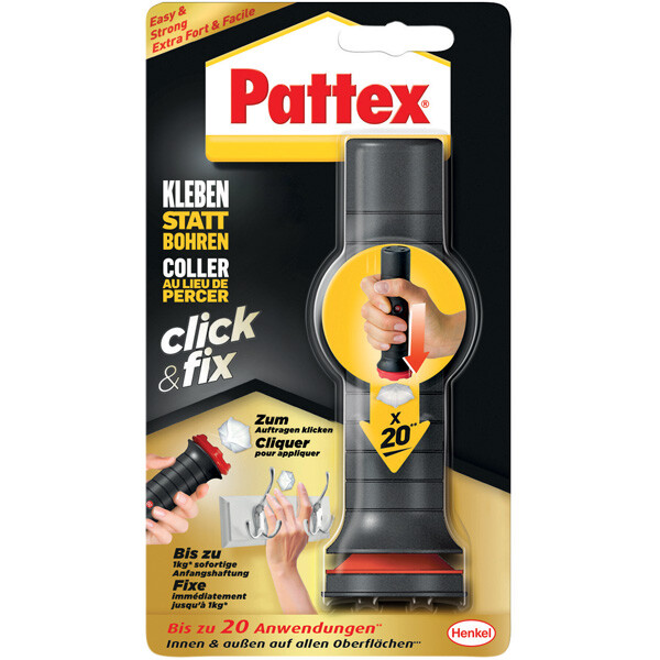 Montagekleber Pattex click & fix 9H PKBCF - für Innen- und Außenbereich 30 g