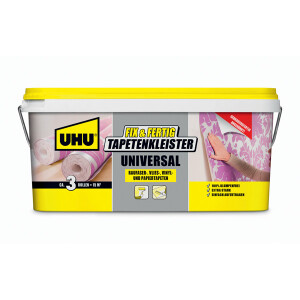 Tapetenkleister UHU Fix &amp; Fertig 52970 - farblos gebrauchsfertig universal 2,5 kg