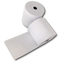 Kassenrolle Heipa 55060-20702 - 60 mm x 46 m x 12 mm 25 m weiß ohne Rückseitendruck 48 g/m² Thermopapier
