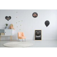 Kreidetafel Silhouette Securit Boards 17-FB-BALLOON - 39,6 x 29 cm Balloon inkl. Klett-Klebepads und weißem Kreidestift