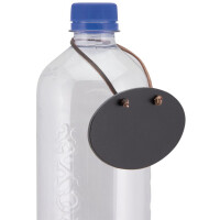 Kreidetafel Flaschenetikett Securit Bottle Display & Tags 17-TAG-BOTTLE - 24,8 x 15 x 1,2 cm inkl. Kreidestift Pckg/6