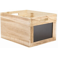 Aufbewahrungsbox Securit mit Kreidetafeln 17-CR-CB - 210 x 350 x 283 mm Holz