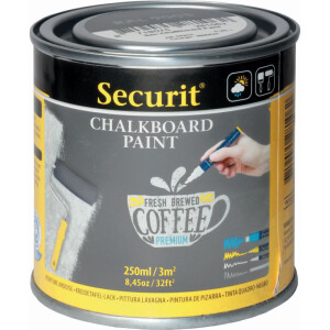 Tafellack Securit Chalkboard Paint 17-PNT-GY-SM - grau Acryl-Farbe 250 ml