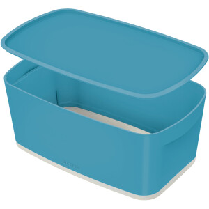Aufbewahrungsbox Leitz MyBox Cosy 5267 - Klein 318 x 128 x 191 mm blau/hellgrau ABS-Kunststoff