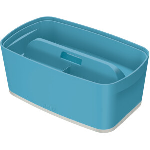 Aufbewahrungsbox Leitz MyBox Cosy 5263 - Klein 318 x 128 x 191 mm blau/hellgrau ABS-Kunststoff