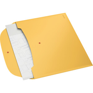 Dokumententasche Leitz Cosy 4709 - A4 313 x 235 mm gelb bis 50 Blatt PP-Folie