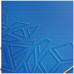 Ordnungsmappe Leitz Urban Chic 3949 - A4 266 x 320 mm blau 6 Fächer Polypropylen