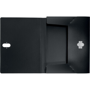 Ablagebox Leitz Re:cycle 4623 - A4 330 x 254 mm schwarz 38 mm Rückenbreite bis 250 Blatt PP-Recyclingfolie
