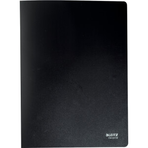 Sichtbuch Leitz Recycle 4676 - A4 231 x 310 mm schwarz 20 Hüllen PP