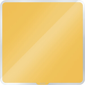 Glasmagnetboard Leitz Cosy 7044 - 45 x 45 cm gelb inkl....